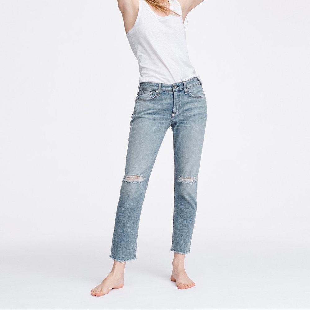 Rag and Bone Jeans | Dre Low-rise Slim Boyfriend | Size 27